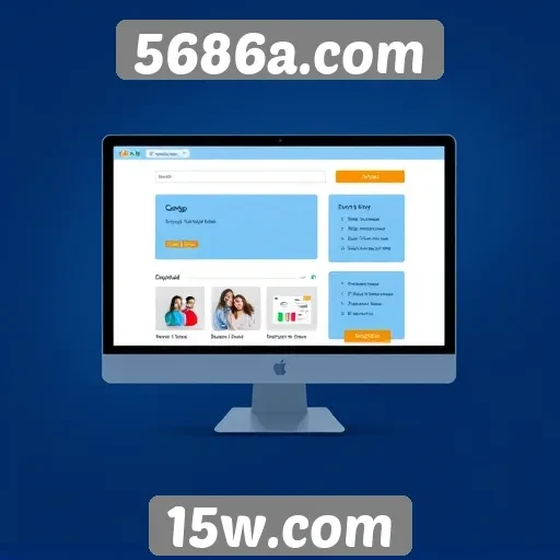 Análise da interface do usuário do site 5686a.com